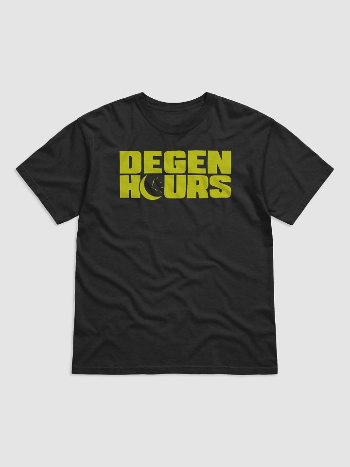 Degen Hours Clock Tee (YELLOW) product image (4)
