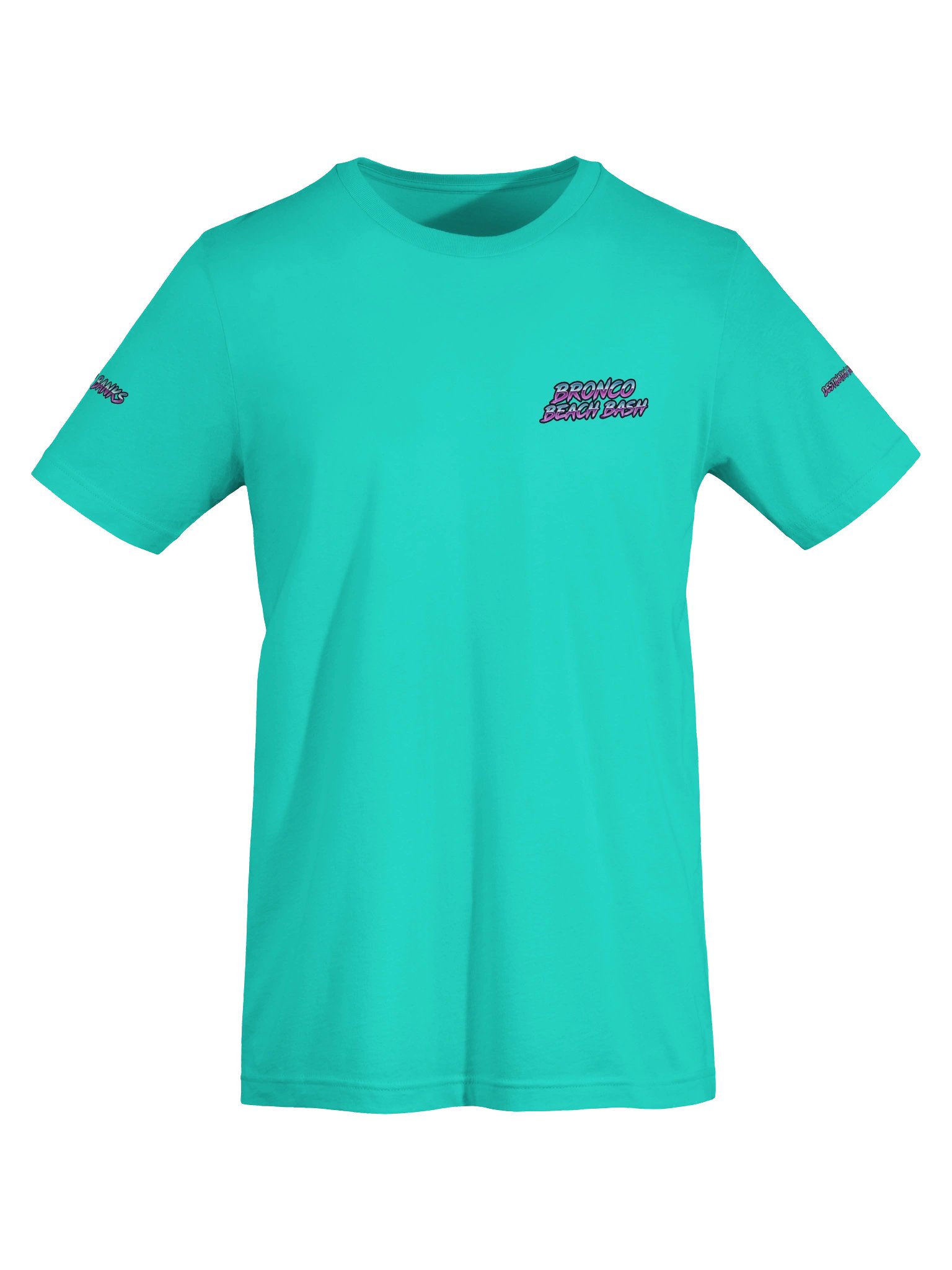 2026 Bronco Beach Bash OBX X Destination Bigfoot Bronco Collab | Bella + Canvas Supersoft T-Shirt (Multiple Colors Available) product image (9)