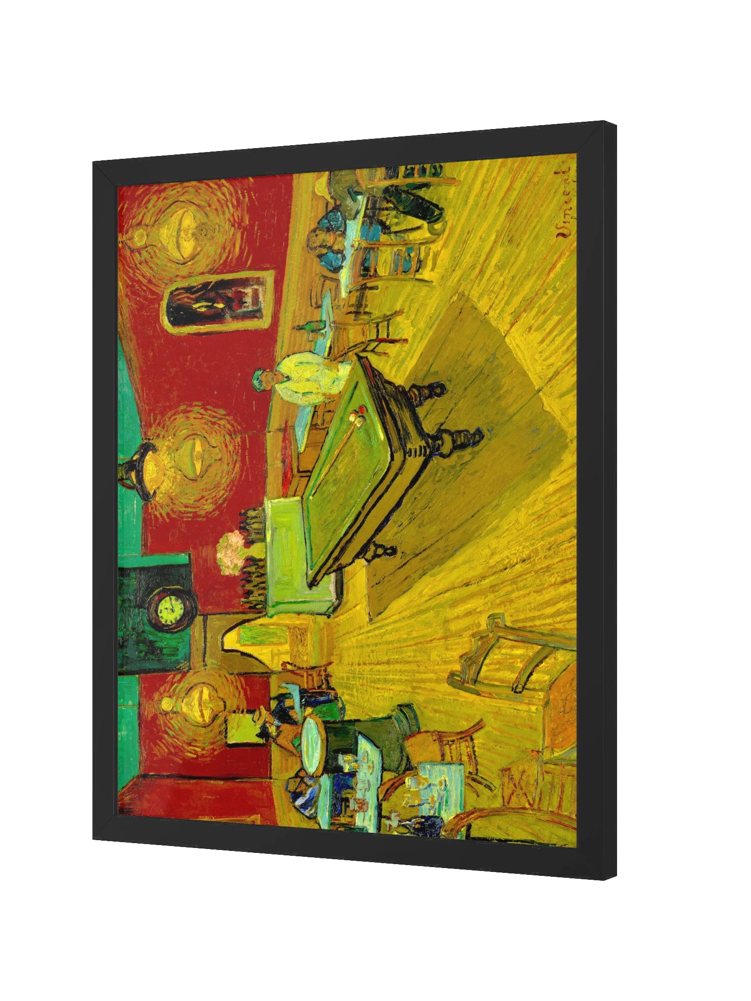 The Night Café — Large Framed Matte Poster product image (6)
