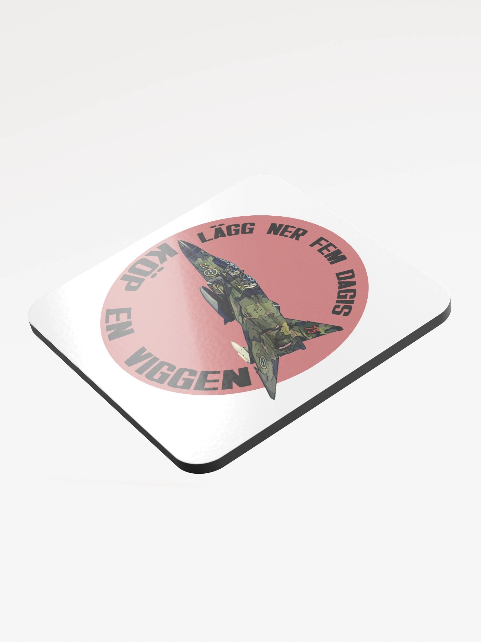 Lägg ner fem dagis - köp en Viggen (Underlägg) product image (3)