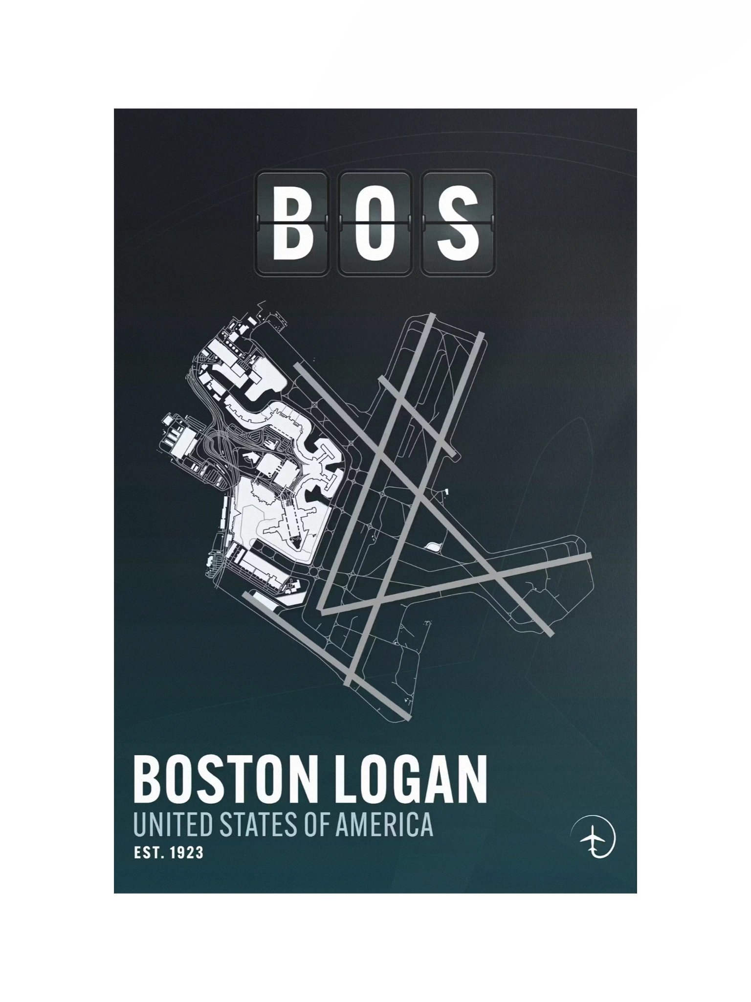 Boston Logan BOS Poster product image (1)