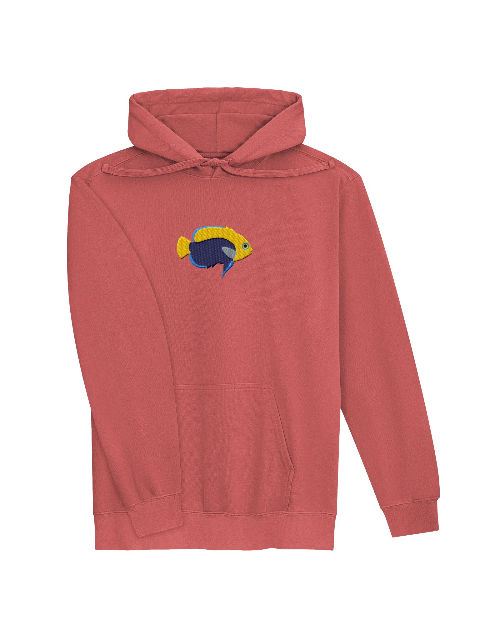 Flameback Angelfish Premium Hooded Sweatshirt (Embroidered) for Reef and Marine Aquarium Lovers product image (19)