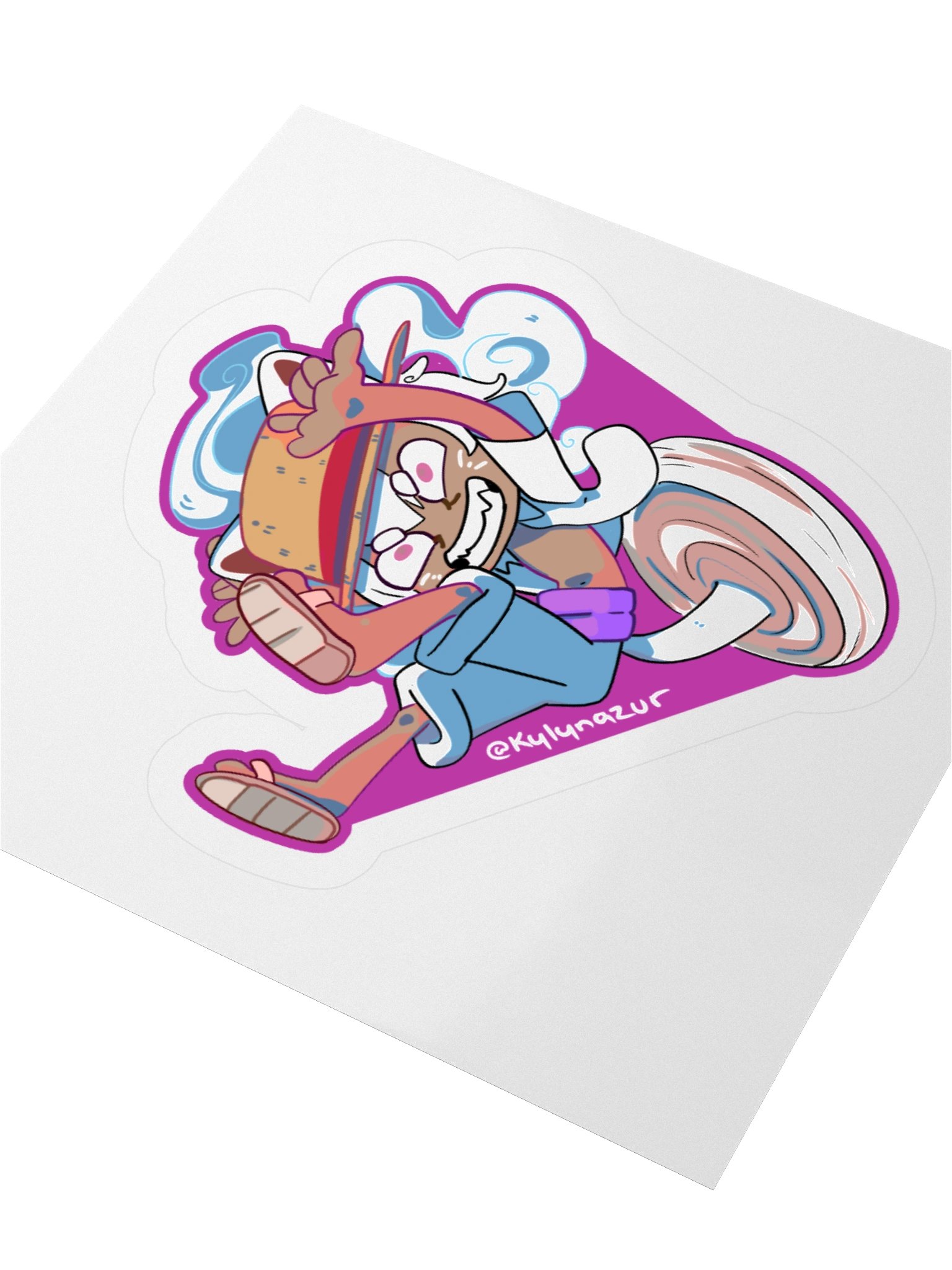 Pluffy D. Monkey Sticker product image (8)