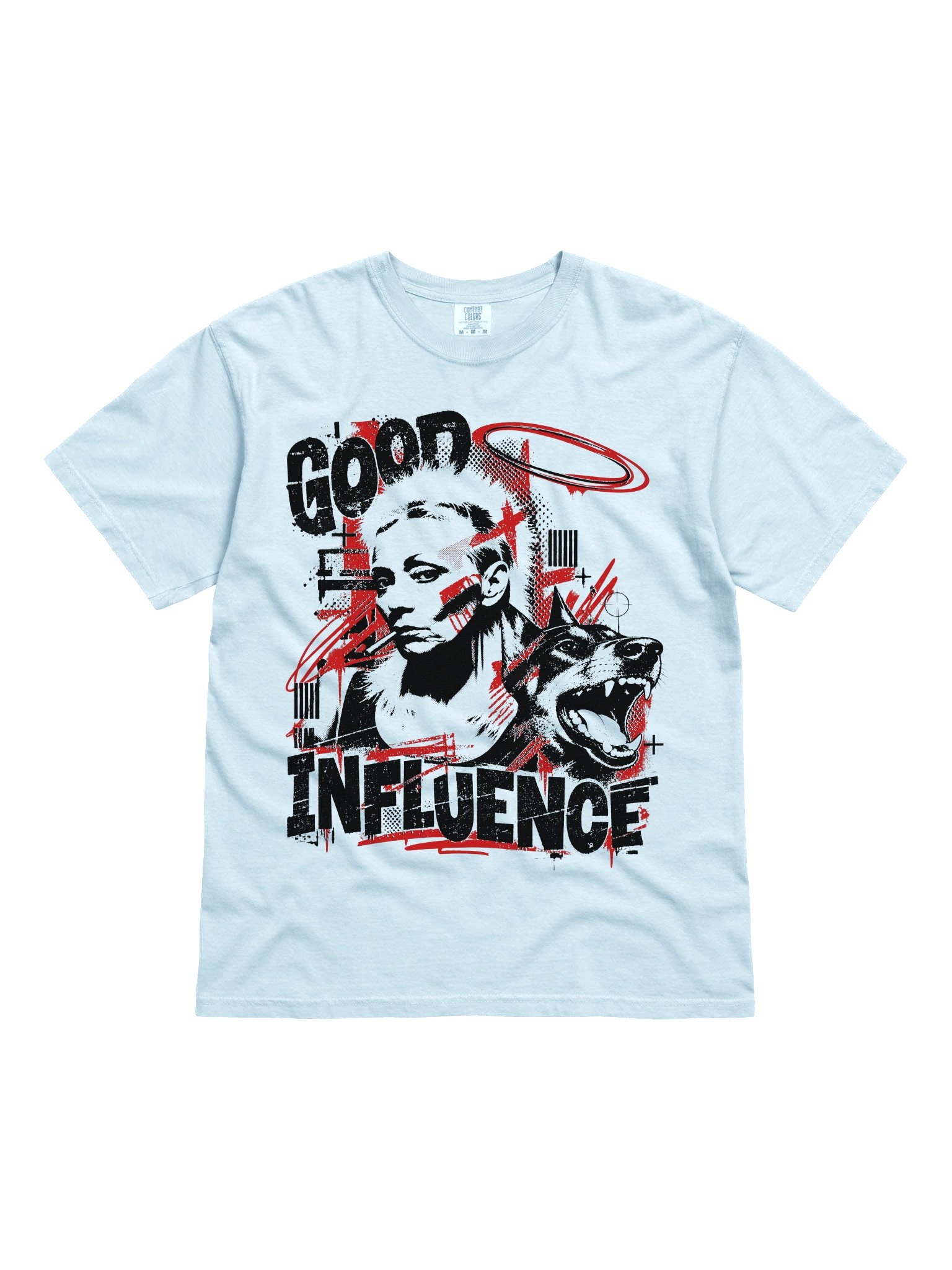 Questionable outcome. Good influence. Heavyweight Vintage Graphic Tee product image (51)