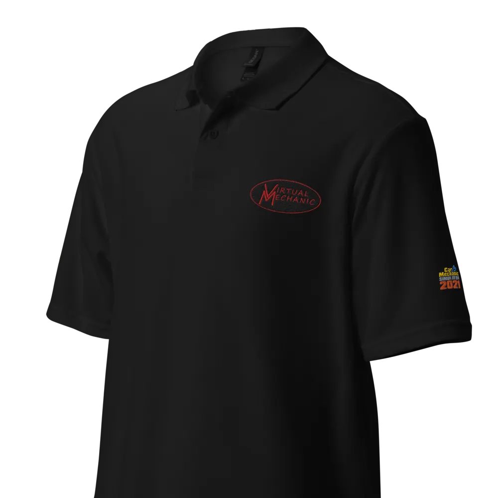 Virtual Mechanic & CMS Logo Pique Polo Shirt Embroidered product image (6)