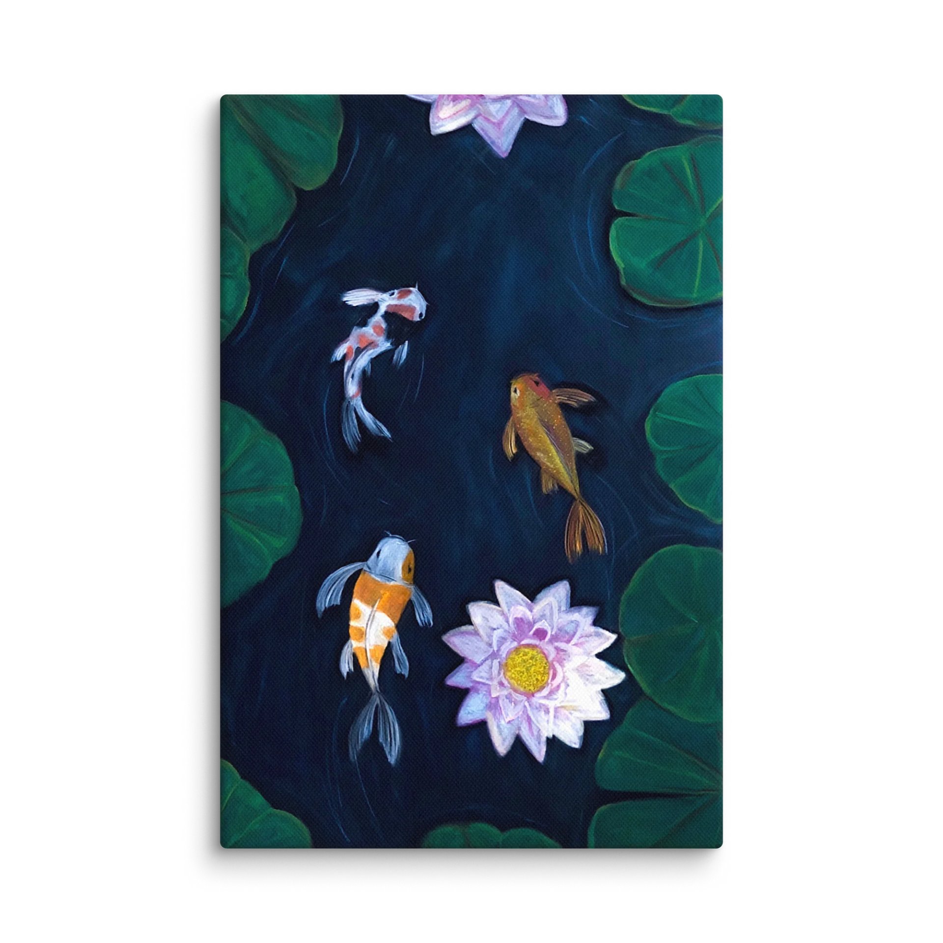 Tranquil Koi Pond Canvas product image (1)
