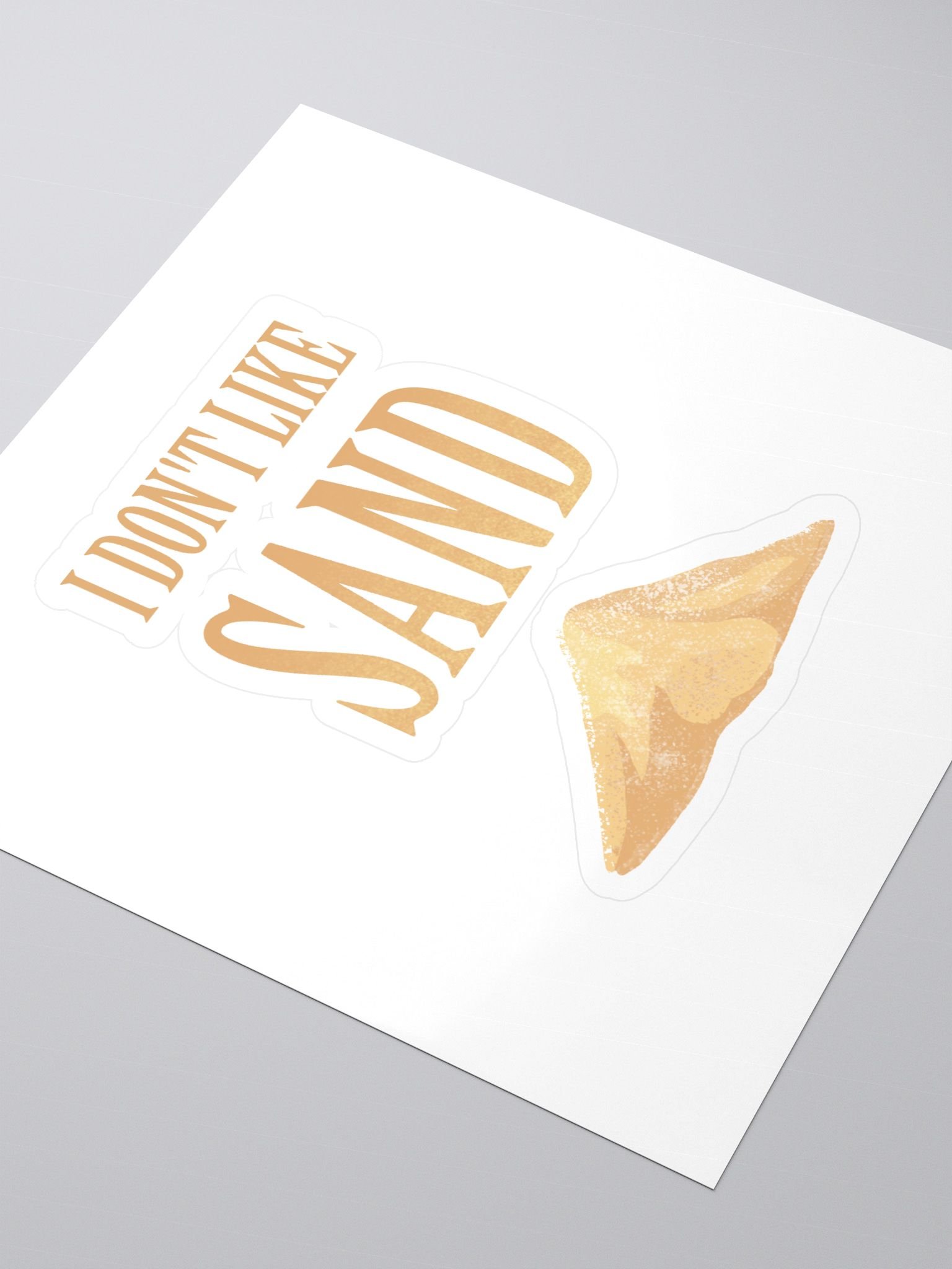I Don’t Like Sand Sticker product image (3)