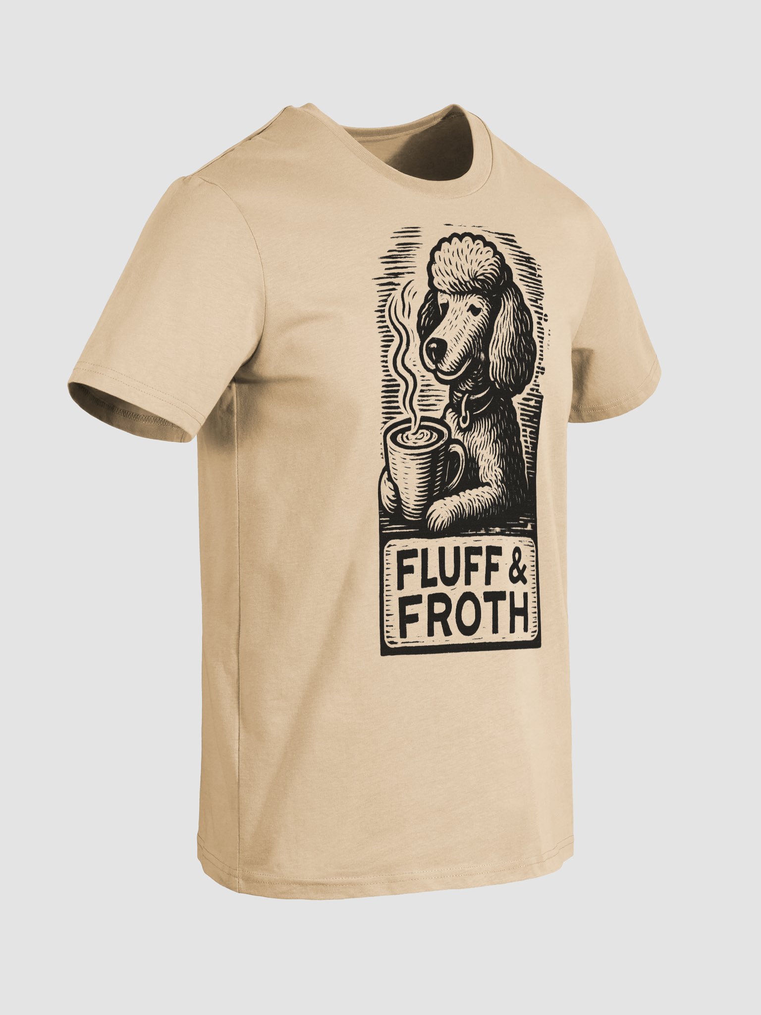 Fluff and Froth Organic T-Shirt product image (7)