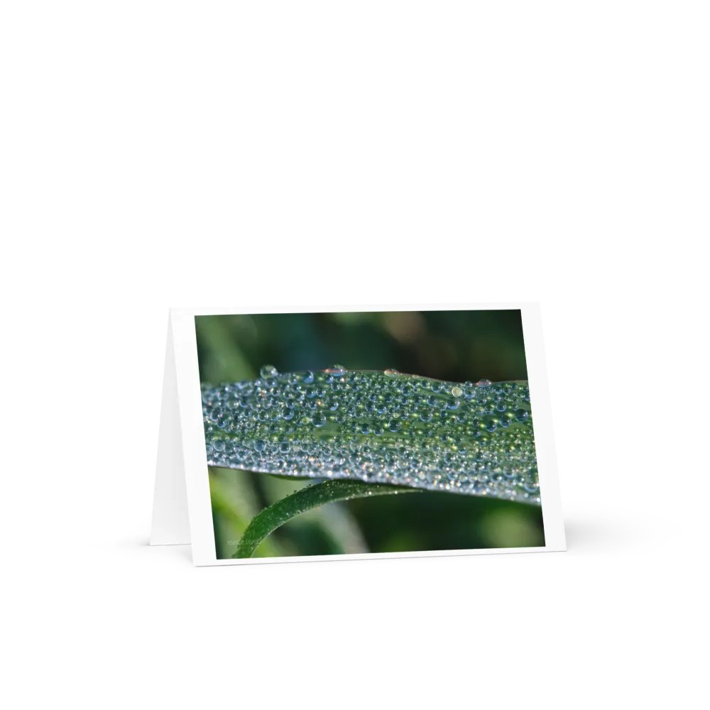 Dew-Encrusted Grass Greeting Card product image (3)