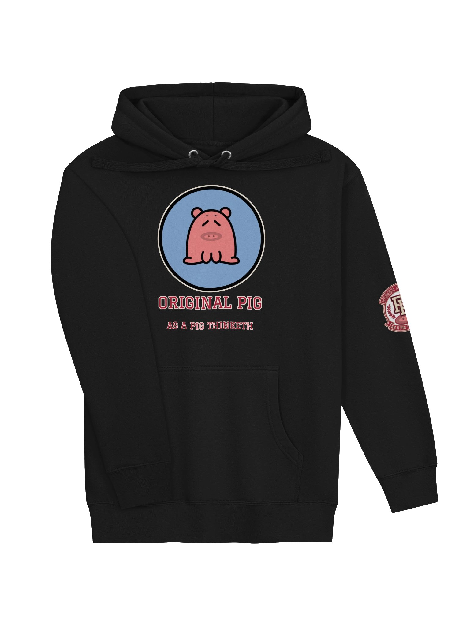 Original Pig Hoodie | As a Pig Thinketh product image (3)