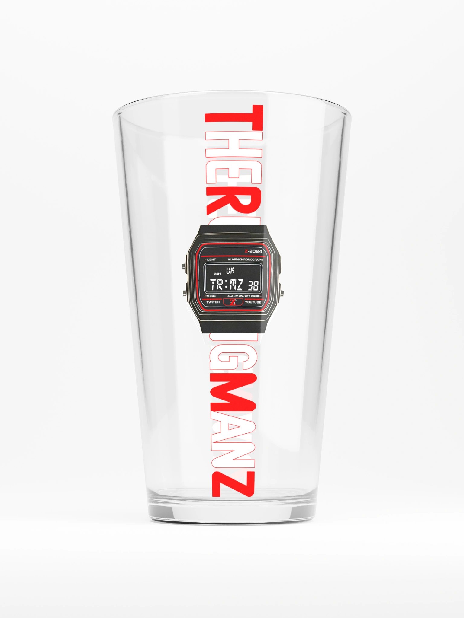 TheRunningManZ - Time to Start Running - Beer Glass product image (1)
