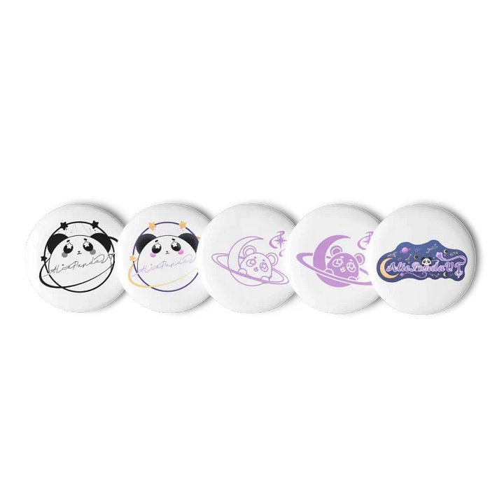 Glossy Set: 5 Pin Buttons Collection product image (2)