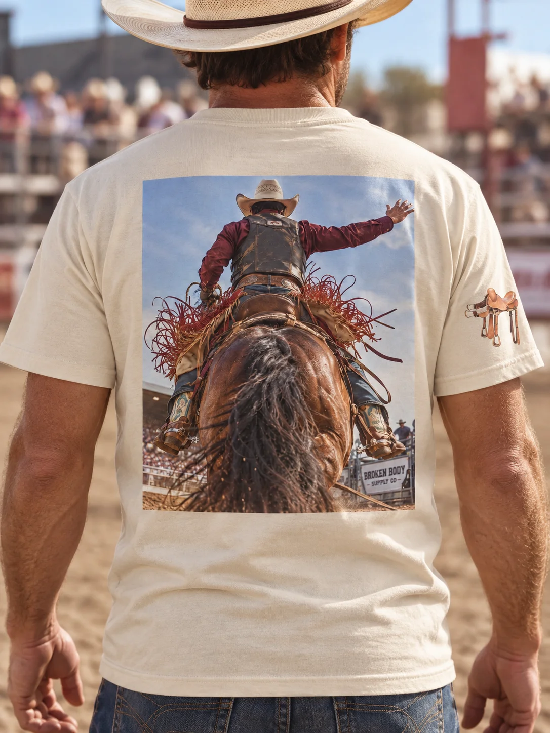 Saddle Bronc Ride It Out T-Shirt | ROUGHSTOCK RODEO™ product image (182)