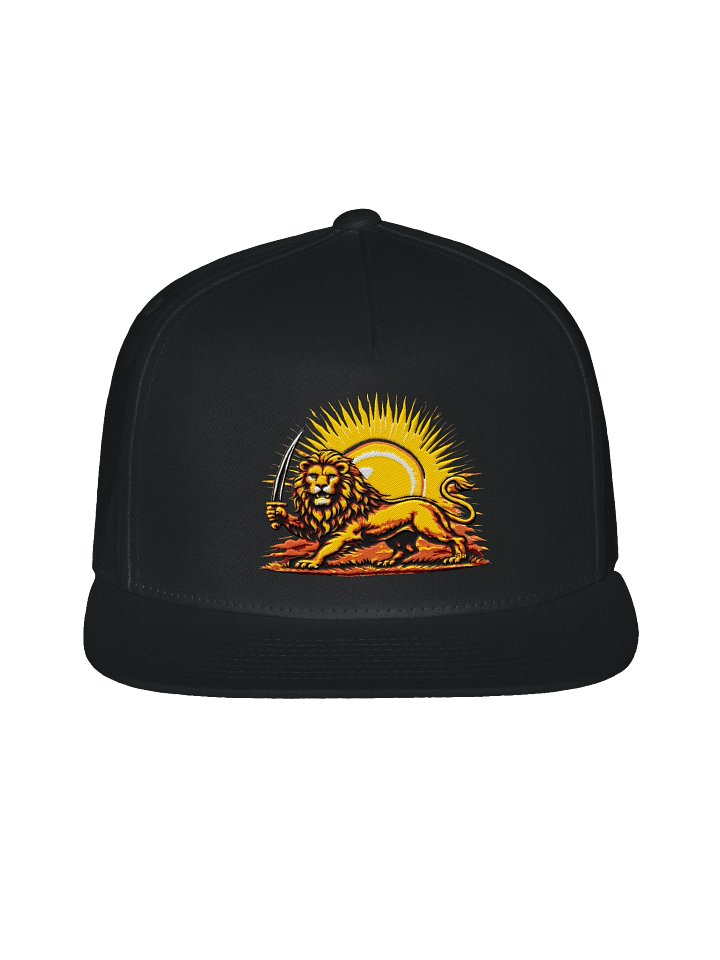 MIGA Embroidered Gold Flat Cap product image (1)