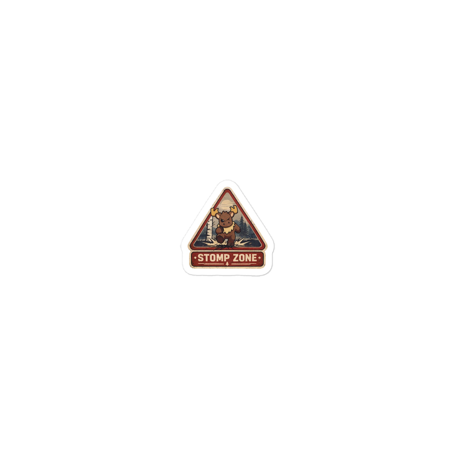 Moose Stomp Zone Sticker product image (1)