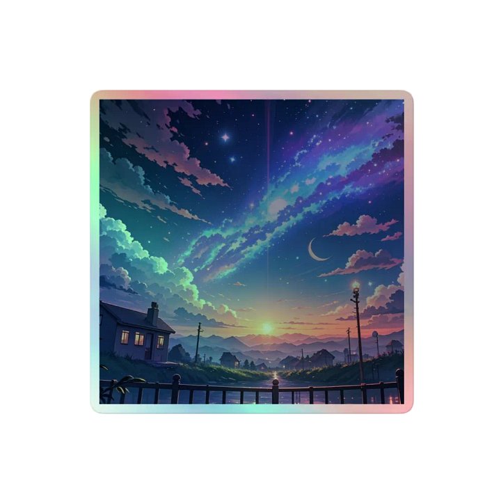 Galactic Dreams Holographic Sticker Sheet product image (2)