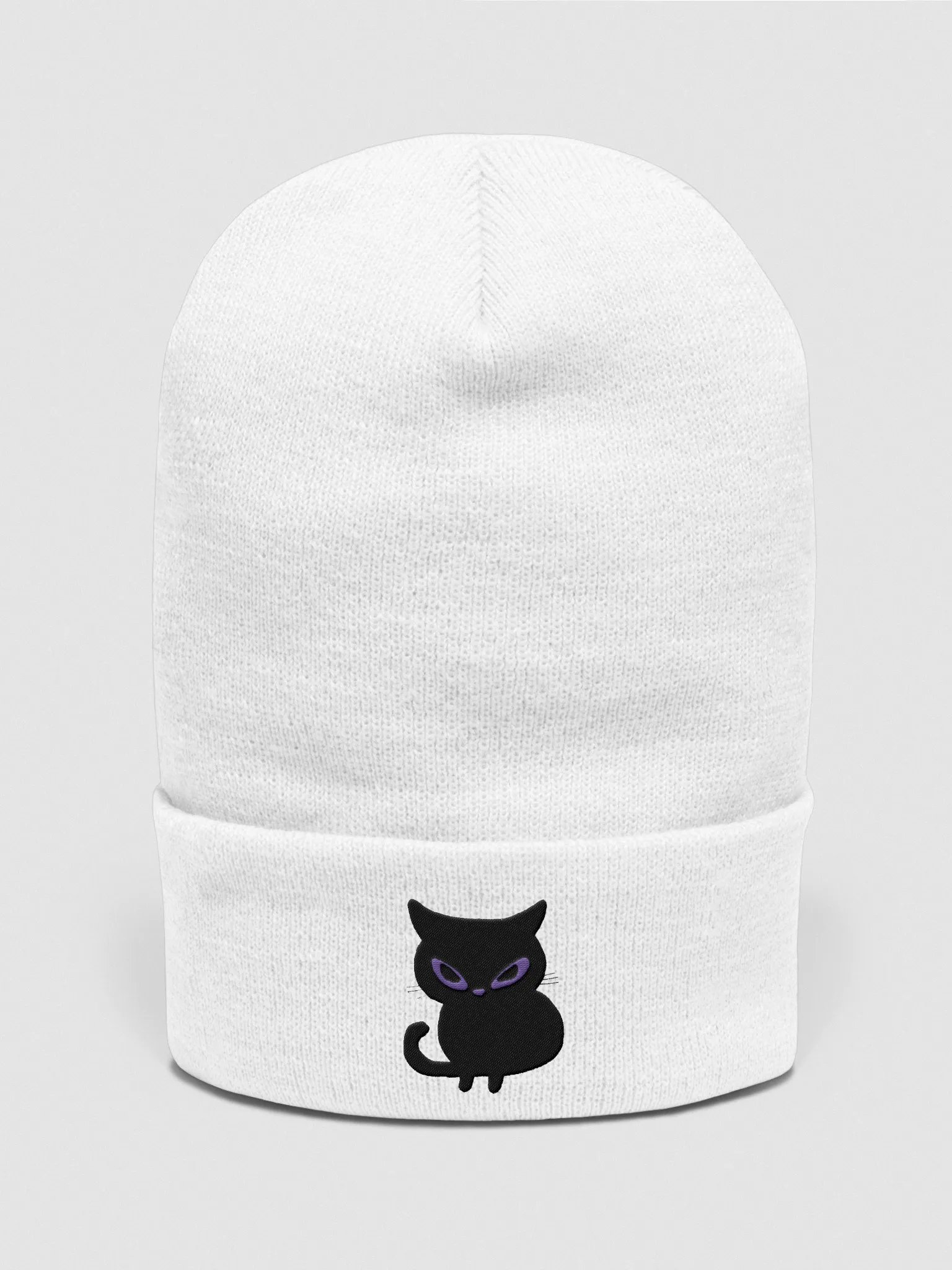 Angry Kitty Cuffed Beanie product image (4)