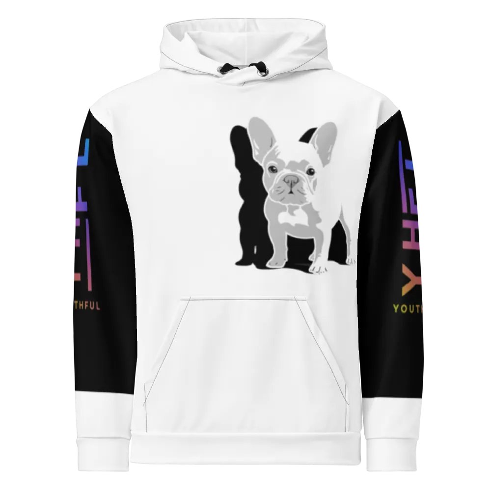 French Bulldog Vibes Unisex Hoodie product image (4)