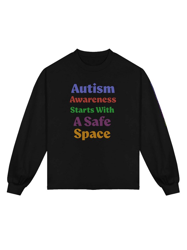 Safe Space Autism Awareness Long Sleeve Shirt product image (2)