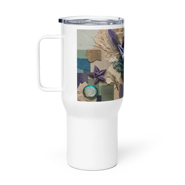 Dreams Folded in Paper Travel Mug #3 – For the Ones Who Carry Their Lives in Layers product image (1)