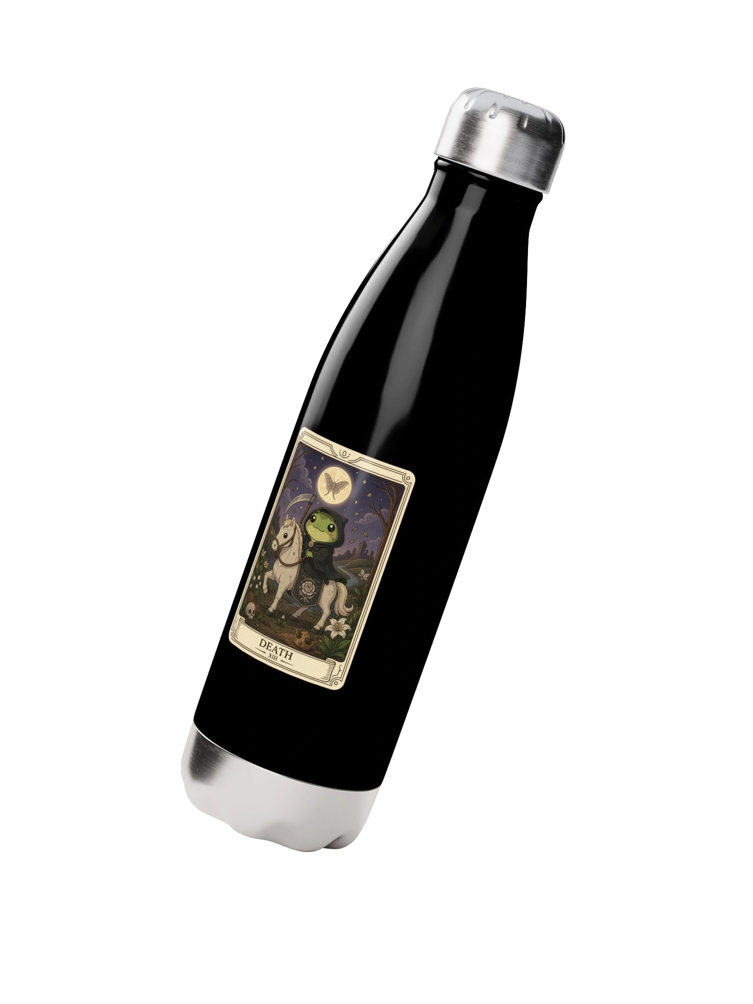 Death - Tarotoads! - Premium Custom-made Stainless Steel Water Bottle product image (1)