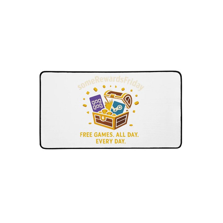 someRewardsFriday Treasure Desk Mat product image (2)