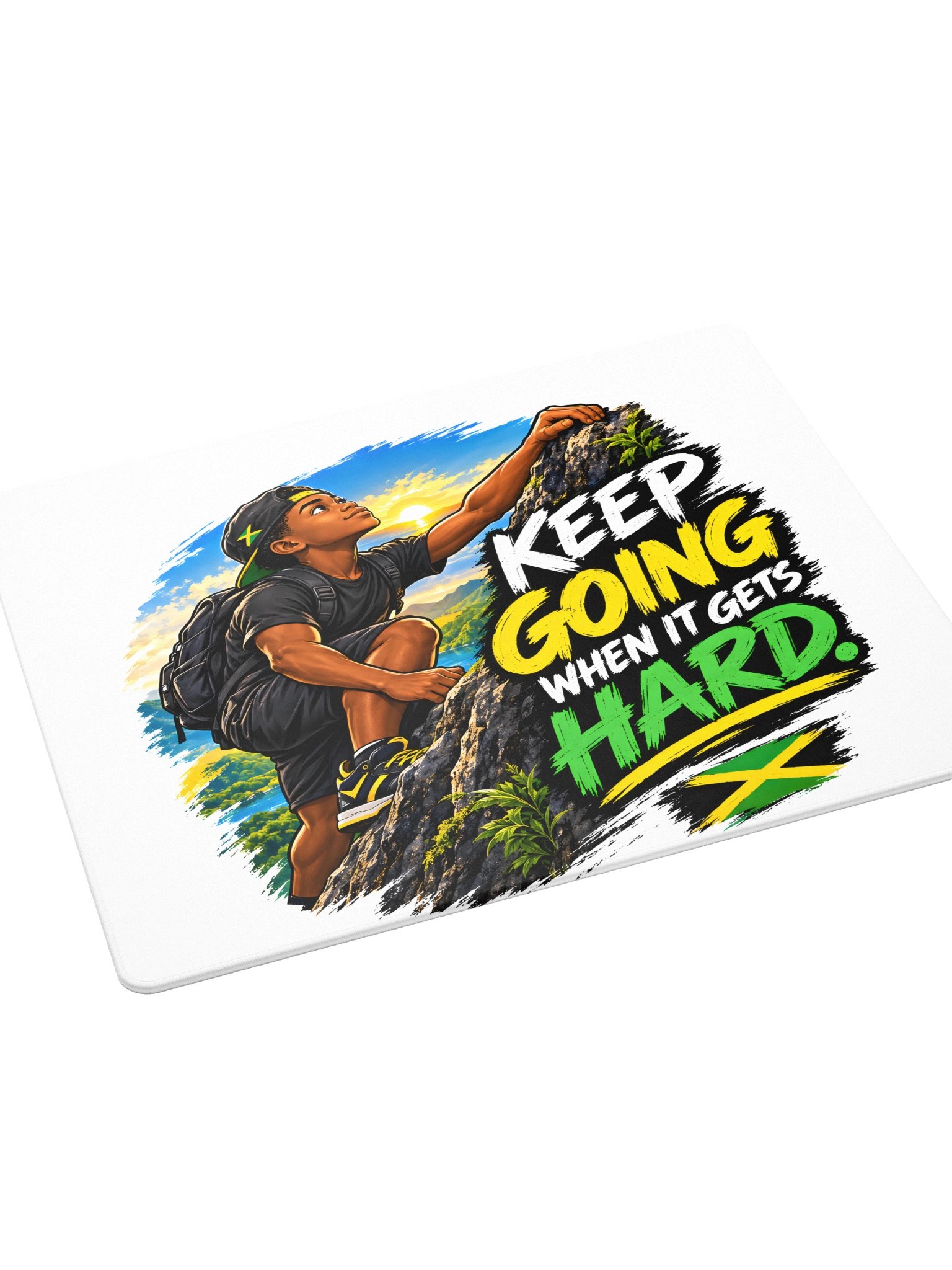 Keep Going Rock Climbing Gaming Mouse Pad product image (5)
