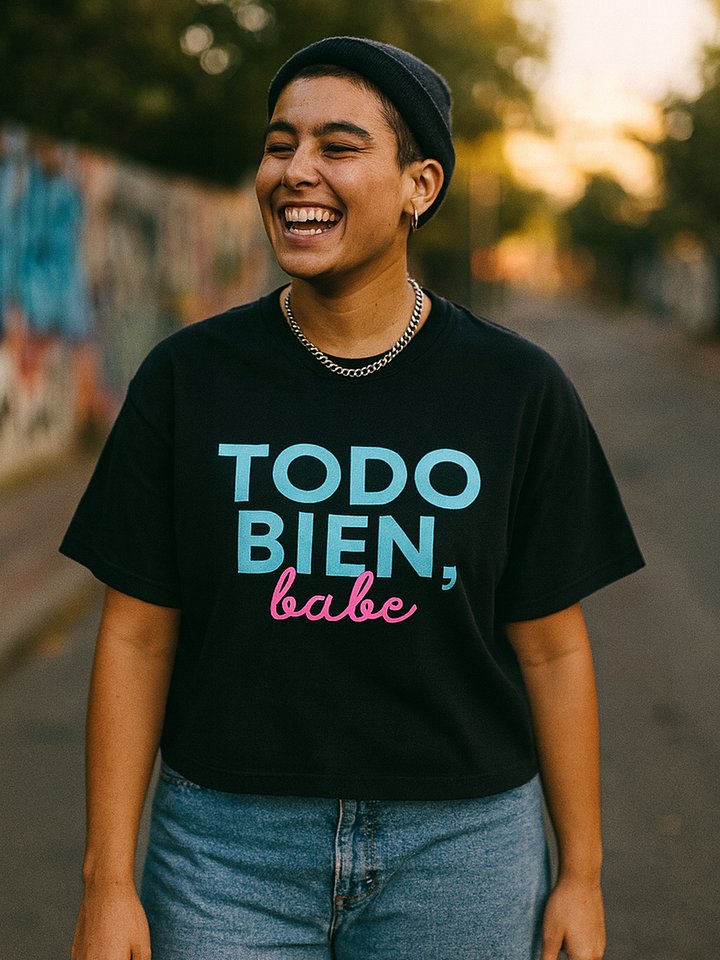 "Todo Bien, Babe" Boxy Tee product image (2)