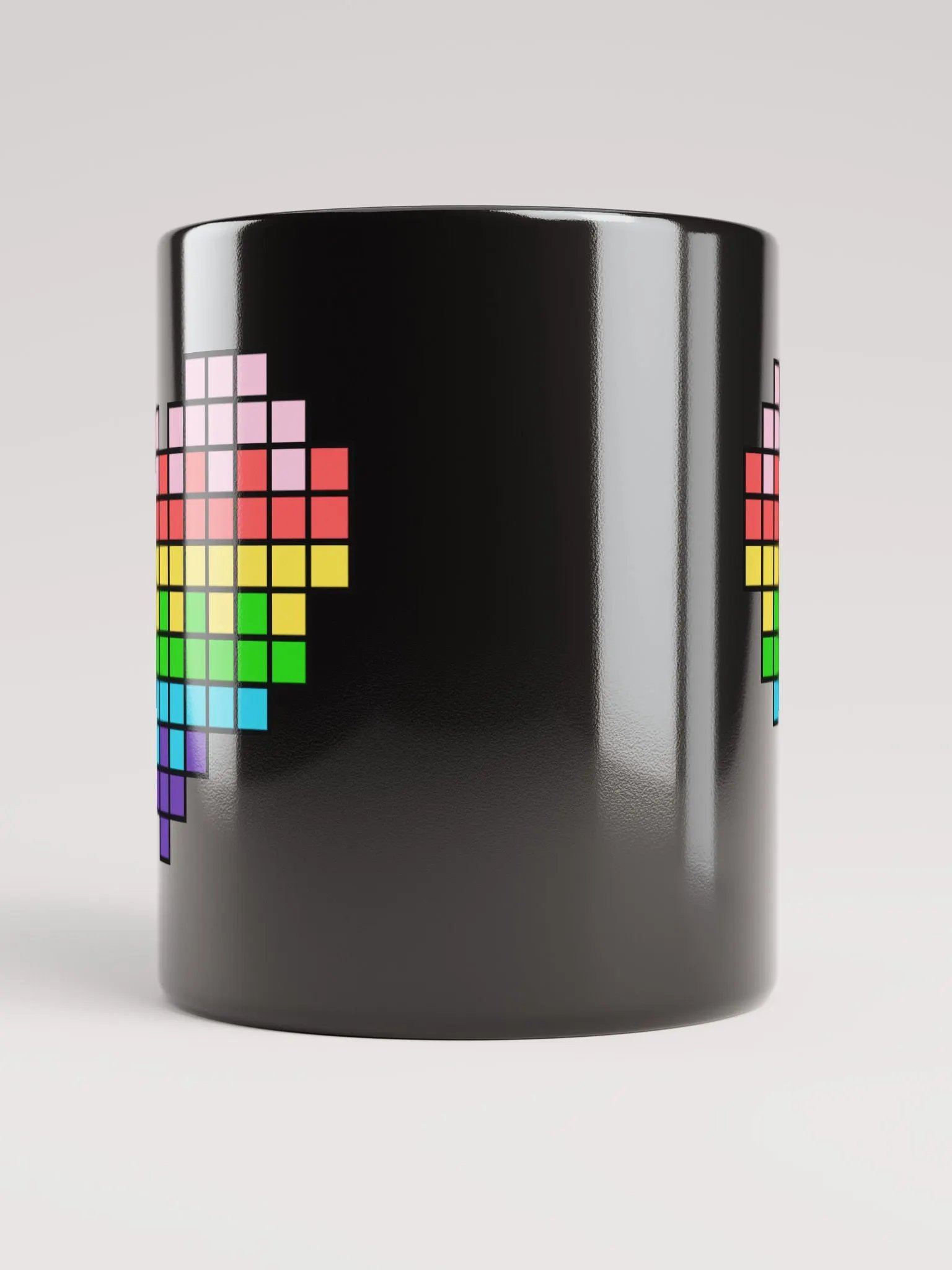 Easter Heart Black Glossy Mug product image (3)