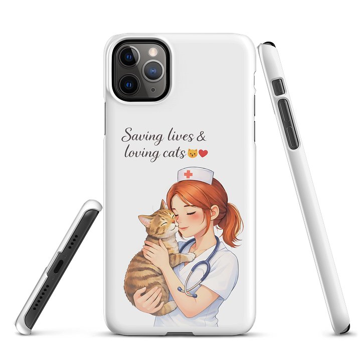 Nurse Cat Lover iPhone Case – Saving Lives & Loving Cats 🐱 product image (5)