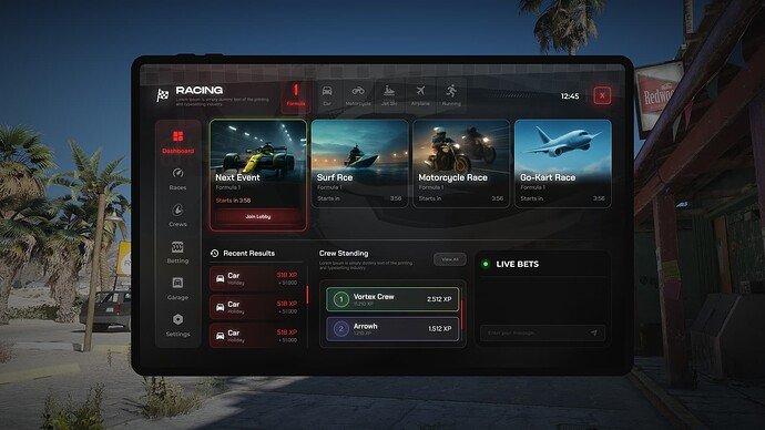 Fivem Multiplayer Racing V2 Script | Custom Track MAP | +5 Different Race Types | Crew System more [ QB / ESX / QBOX ] product image (1)