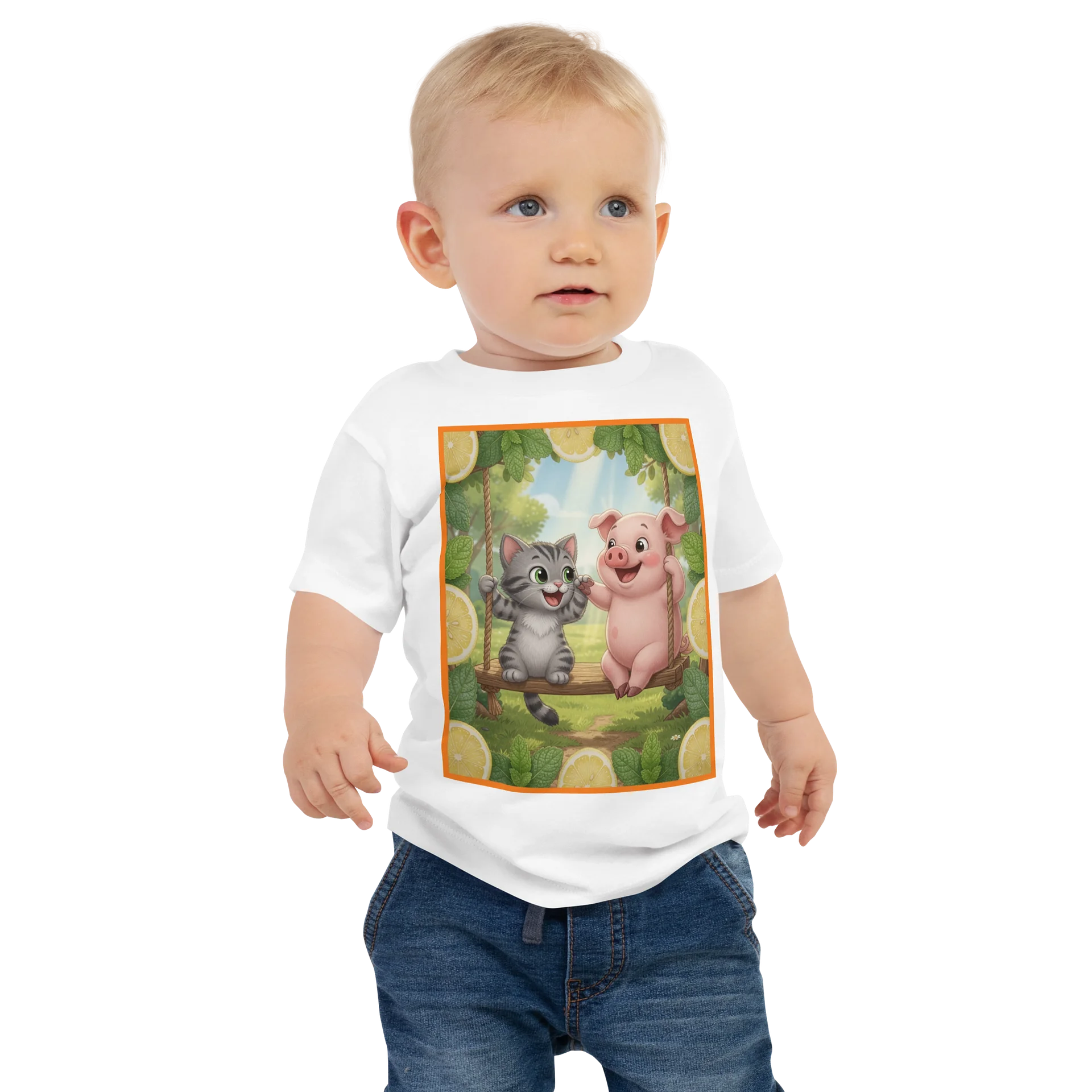 Kitten & Pig Lemon Swing Baby Tee product image (1)