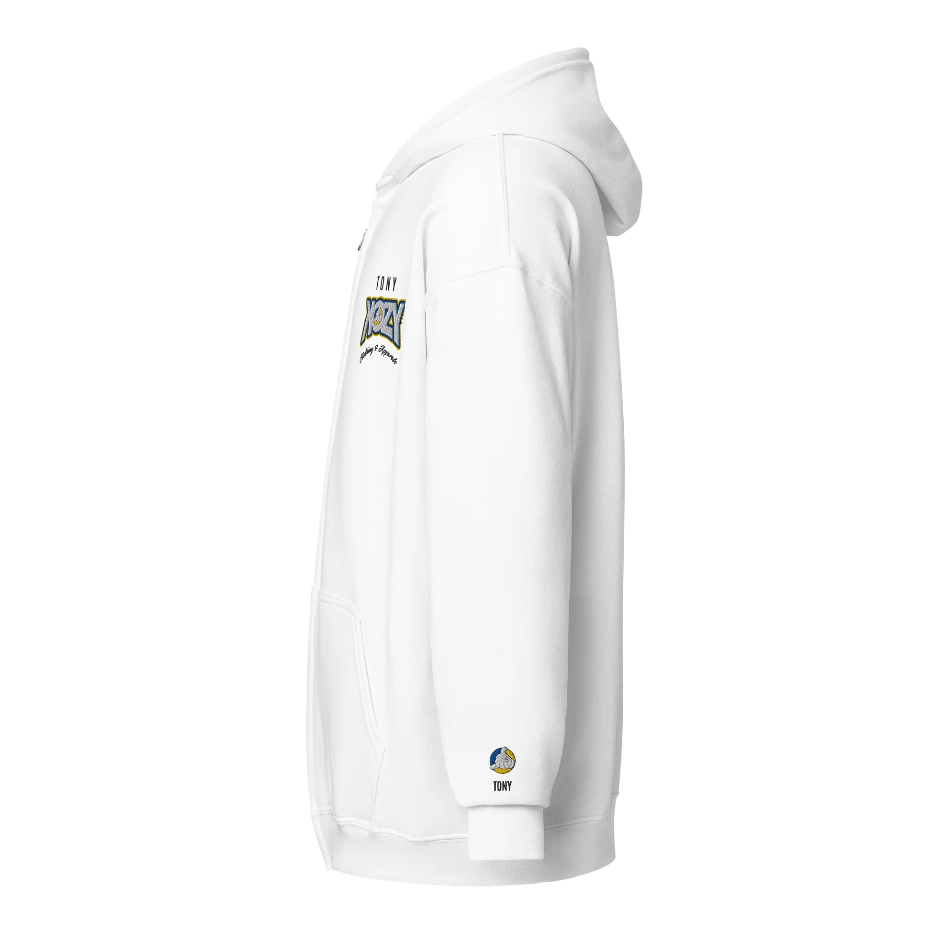 Kustom Zipup Hoodie (White) product image (2)
