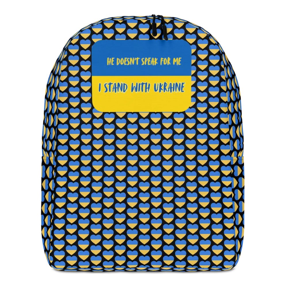 Resistors, Doesn't Speak for Me, Patterned Black Backpack product image (1)