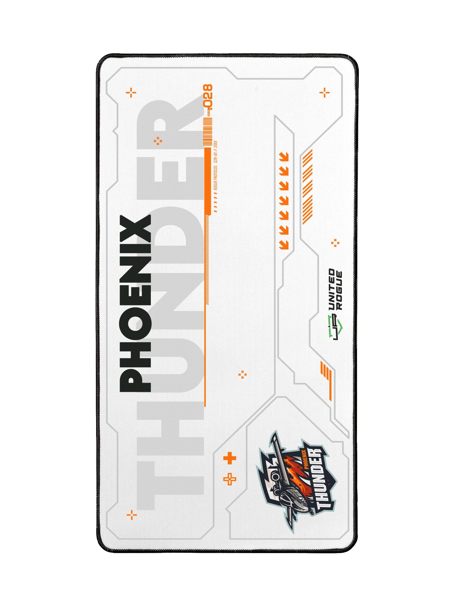 Phoenix Thunder White Desk Mat product image (2)