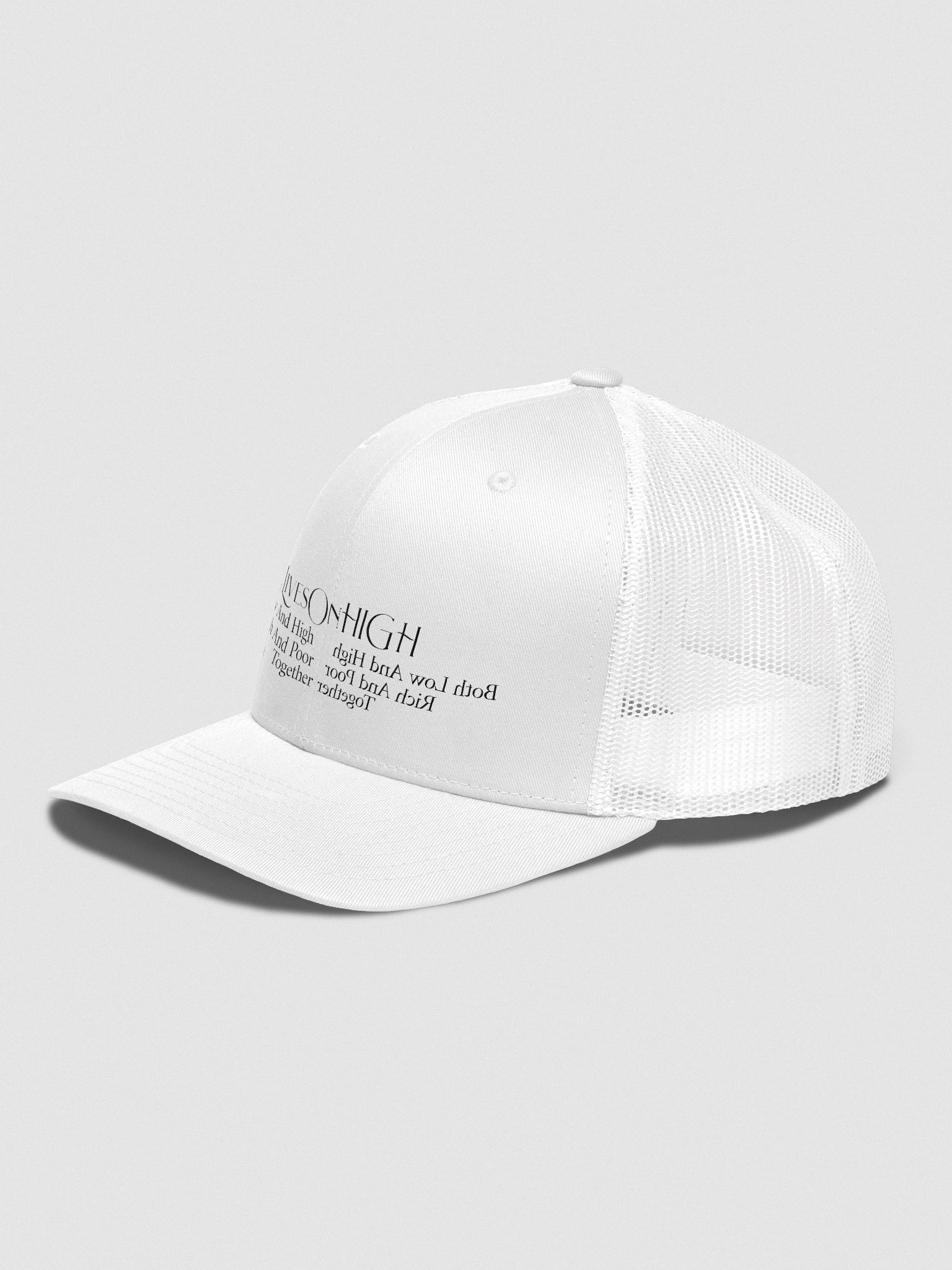 The Lives On HIGH | Original | Trucker Hat | Black product image (2)