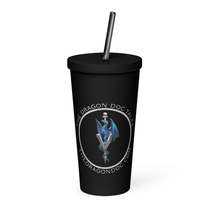 Dragon Doc 20 oz Insulated Steel Tumbler (Black): Cooler Than a Frost Dragon’s Breath product image (1)