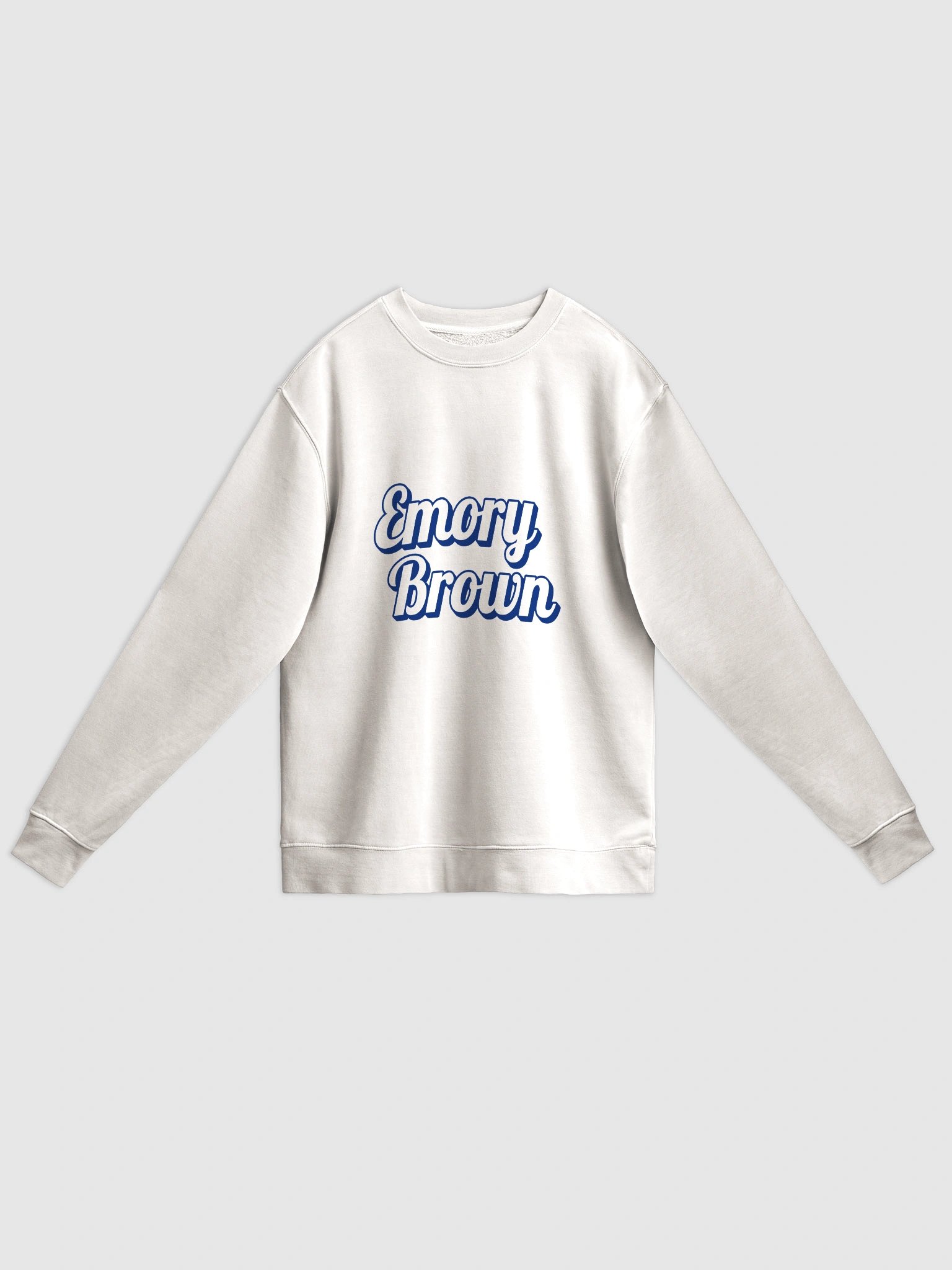 Emory Brown Outlined Crew Neck product image (49)