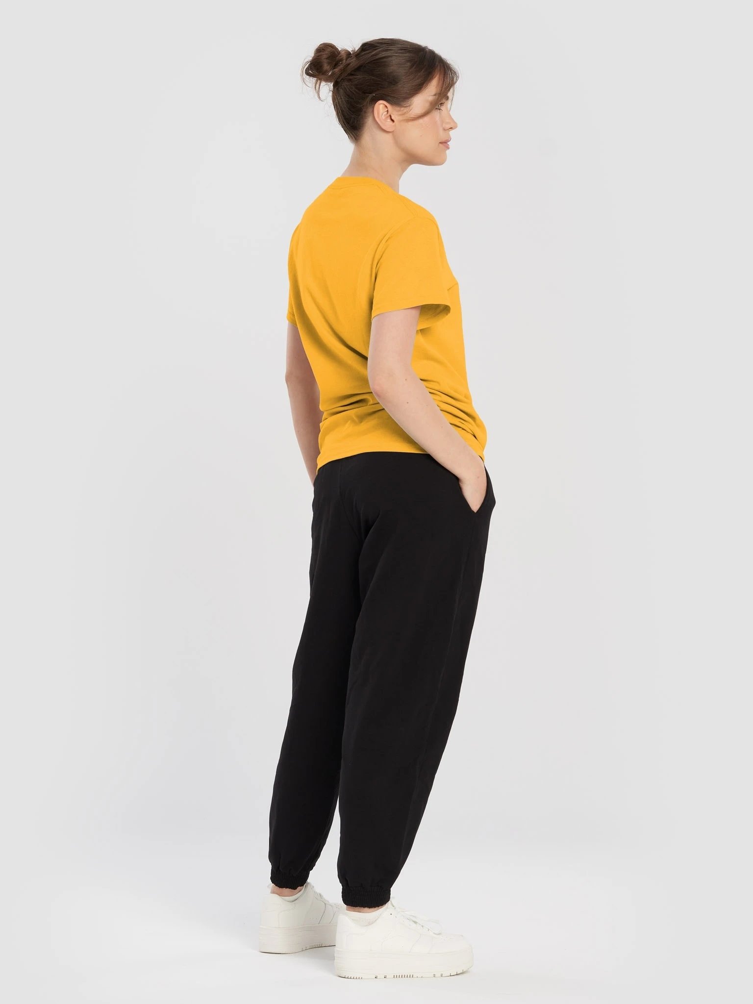 Plain Color Gold T-Shirt product image (4)