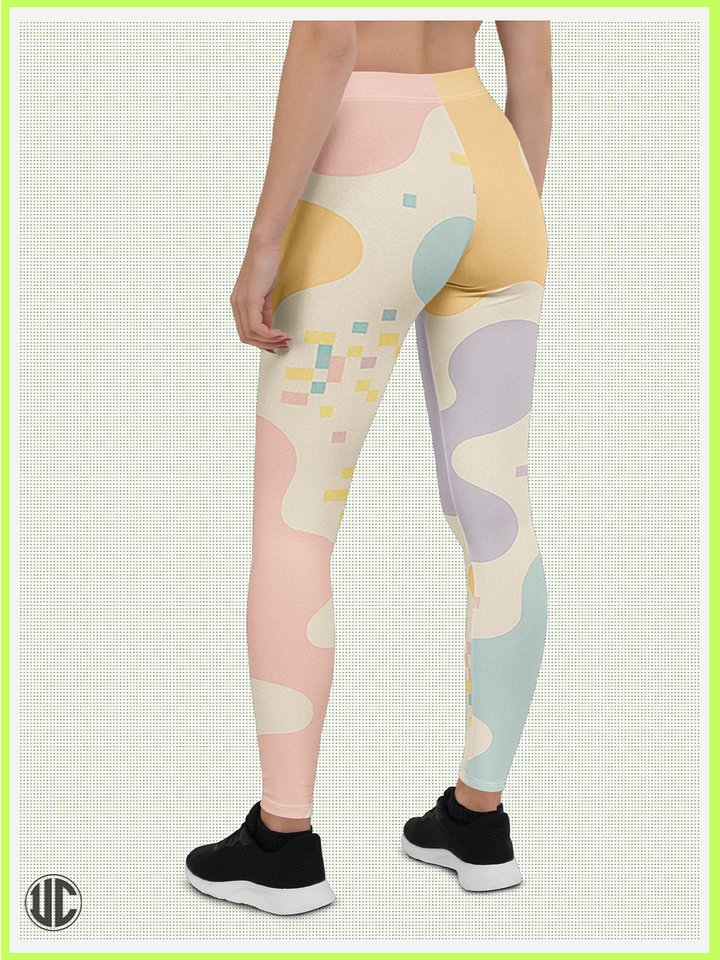 Theo's Digital Wave – Women’s Leggings product image (2)