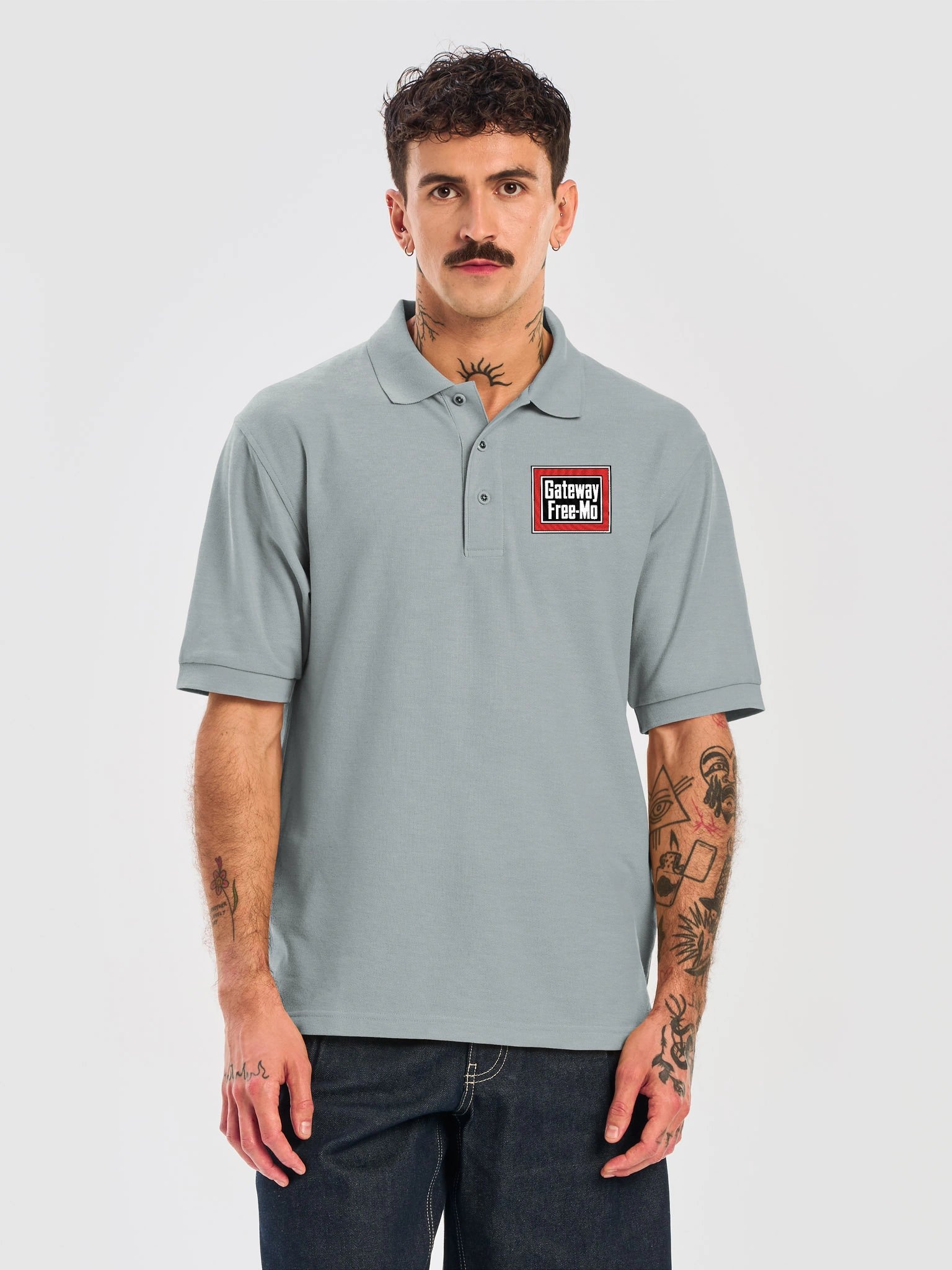Gateway Free-mo Burlington Route Heritage Embroidered Polo product image (5)