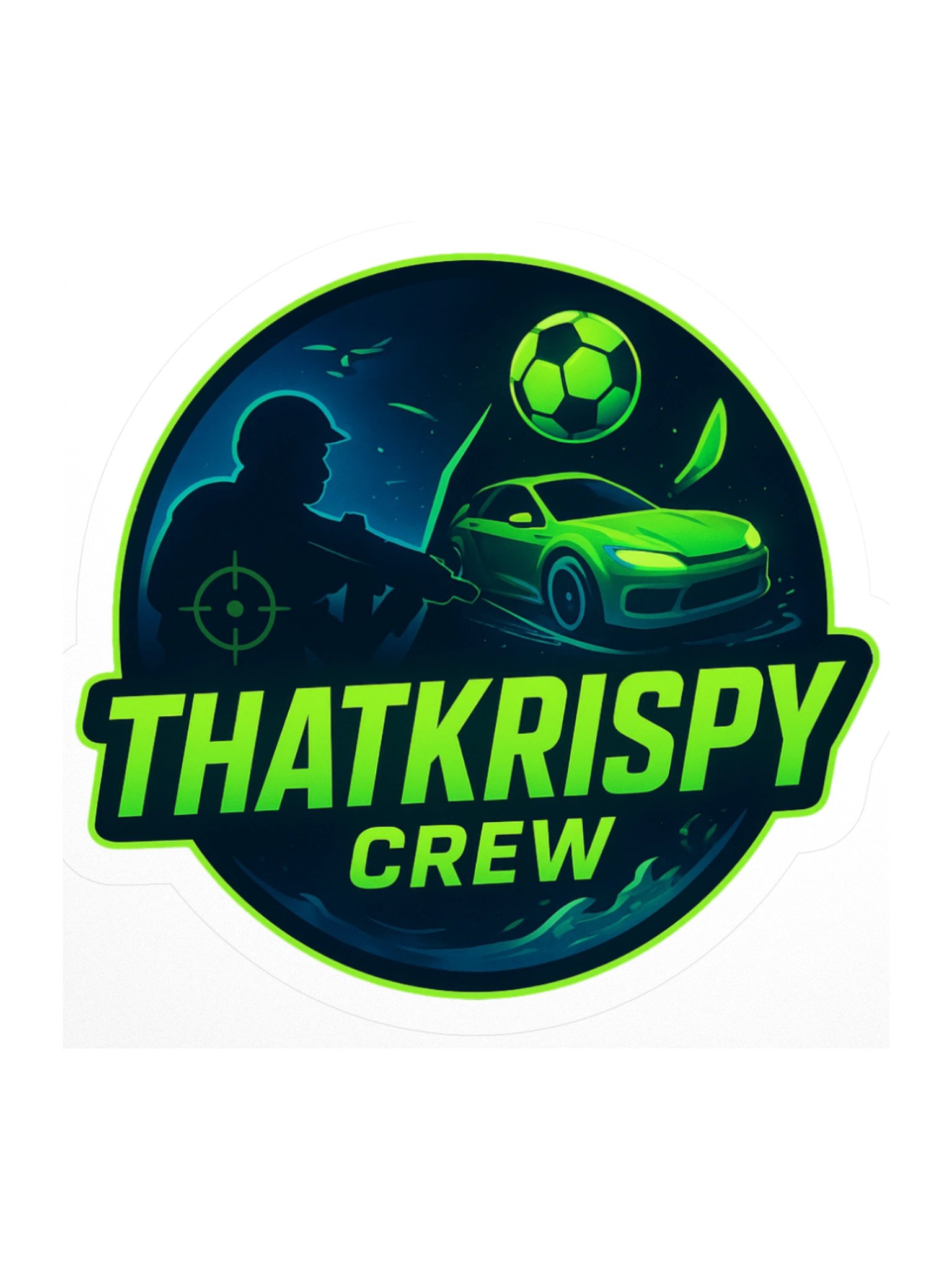 ThatKrispy Crew Logo Sticker product image (1)
