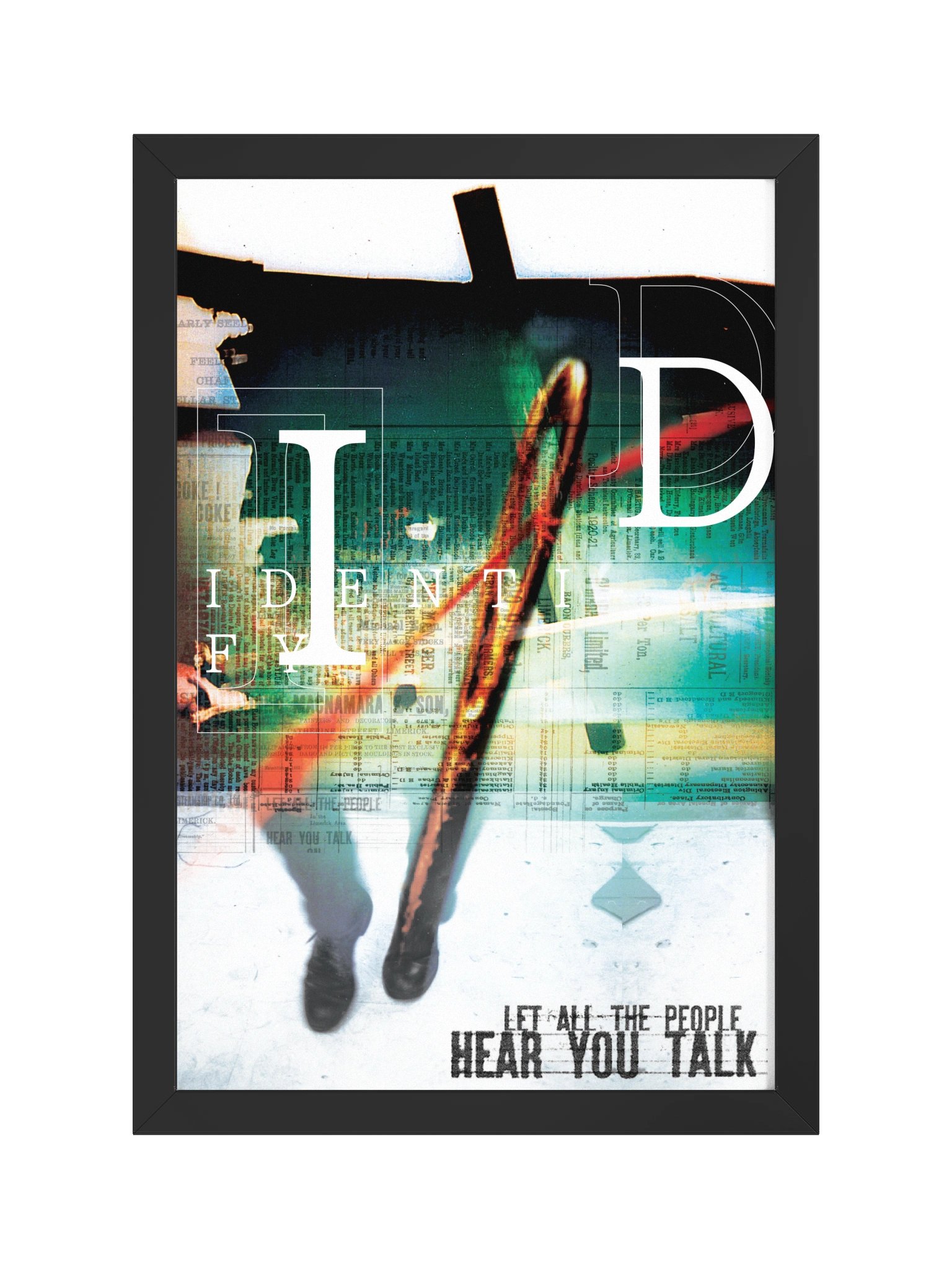 Let ALL the People Hear You Talk Framed Poster product image (1)