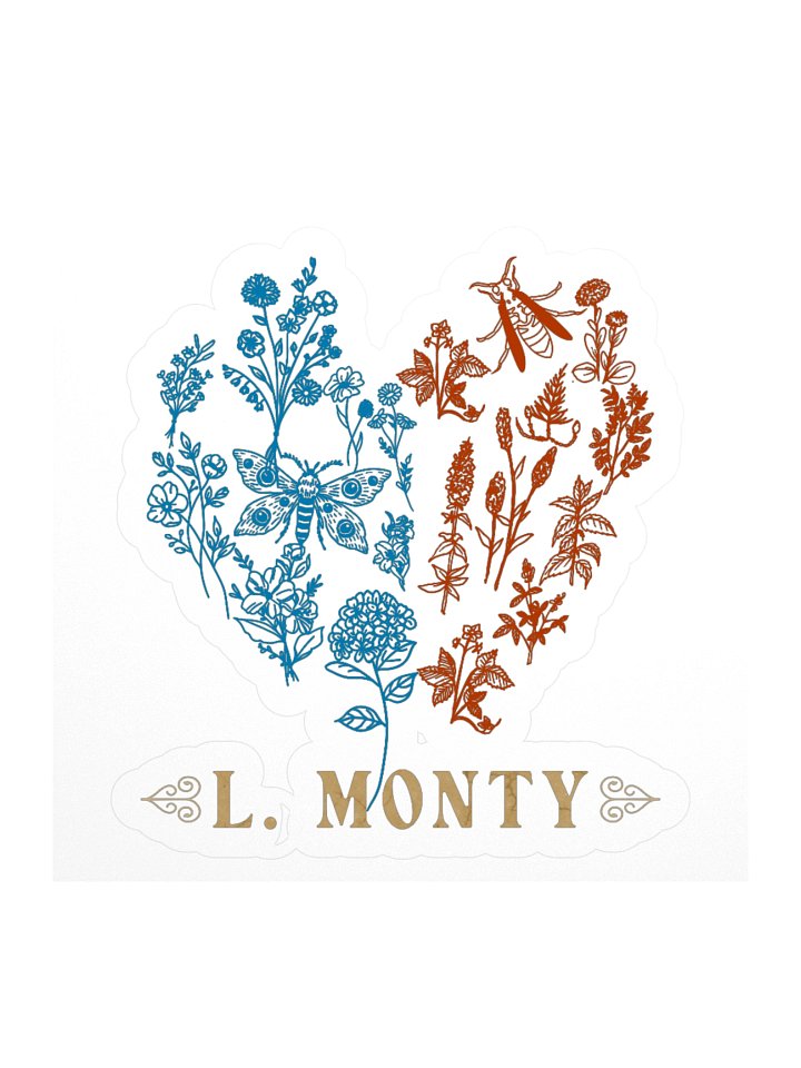 L. Monty Heart Sticker product image (1)