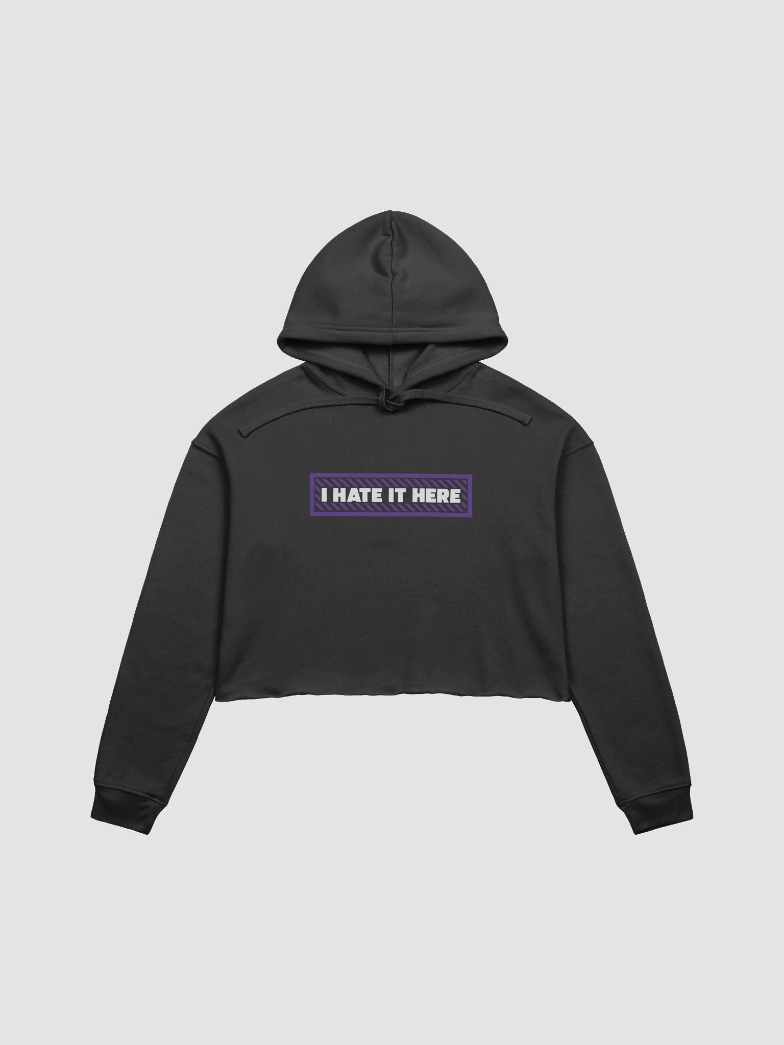 "I Hate It Here" Crop Hoodie product image (3)