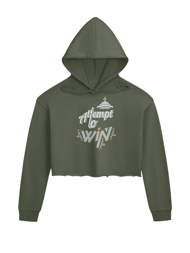 Attempt To Win Gamma Stylish Cropped Hoodie product image (1)