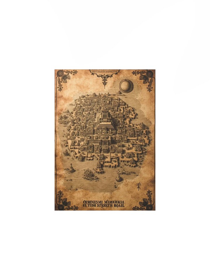 Mapa de Tenochtitlan (1524): Plano Histórico de la Capital Mexica product image (6)
