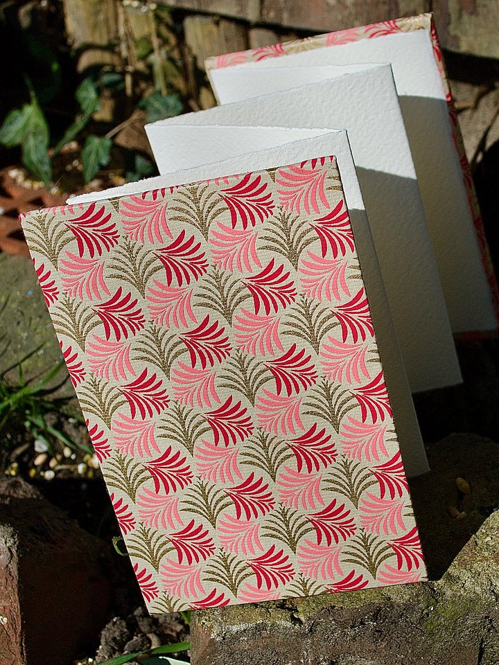 Carnet Accordéon - coton 300g - fait main product image (1)