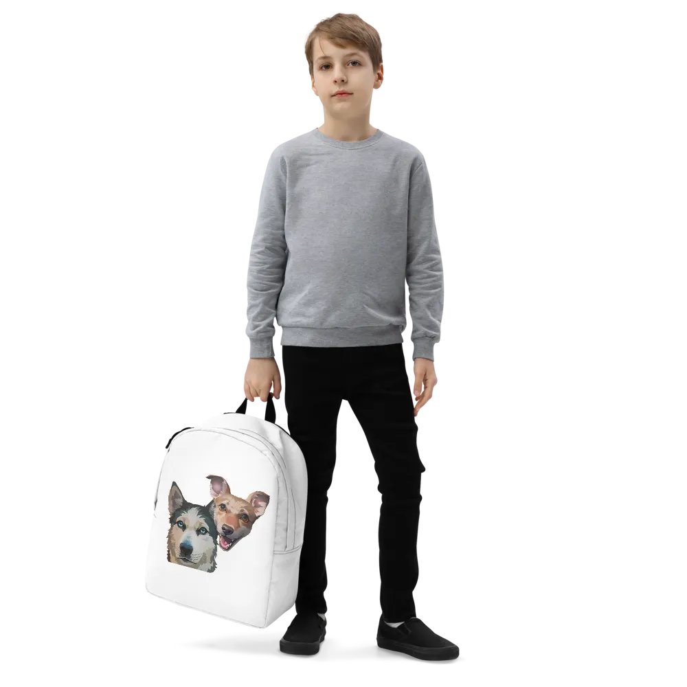 Luna and Mango Minimalist Backpack White product image (5)